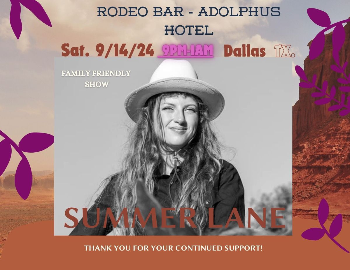 Summer Lane\/\/ Rodeo Bar - Dallas, TX