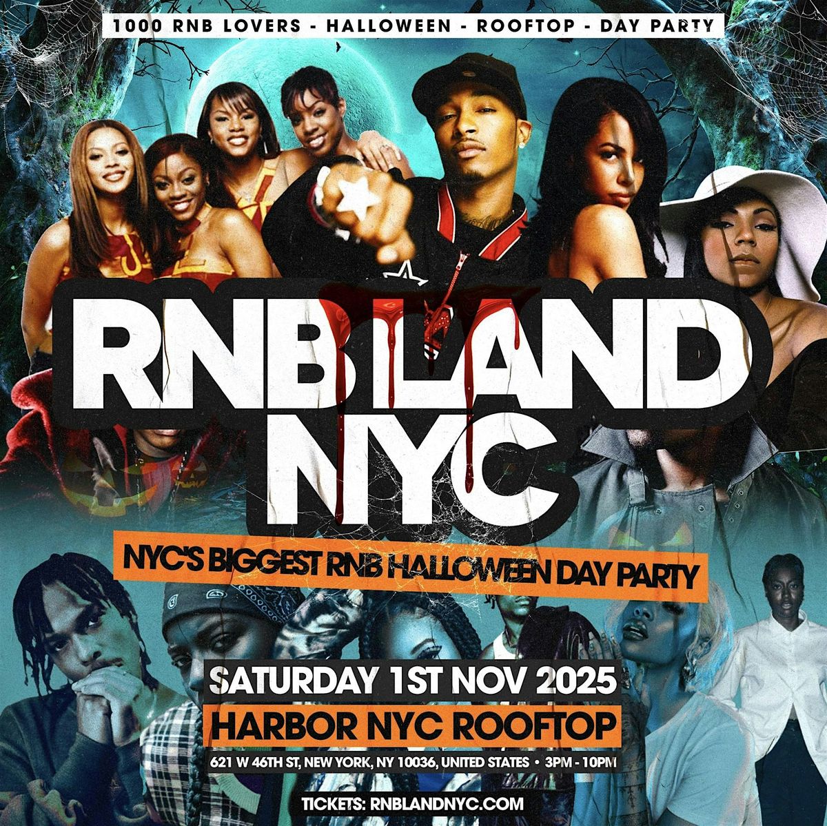 RNBLAND - NYC'S Biggest RnB HALLOWEEN  Day Party