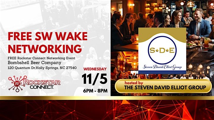 Free SW Wake Rockstar Connect Networking Event  (November, NC)