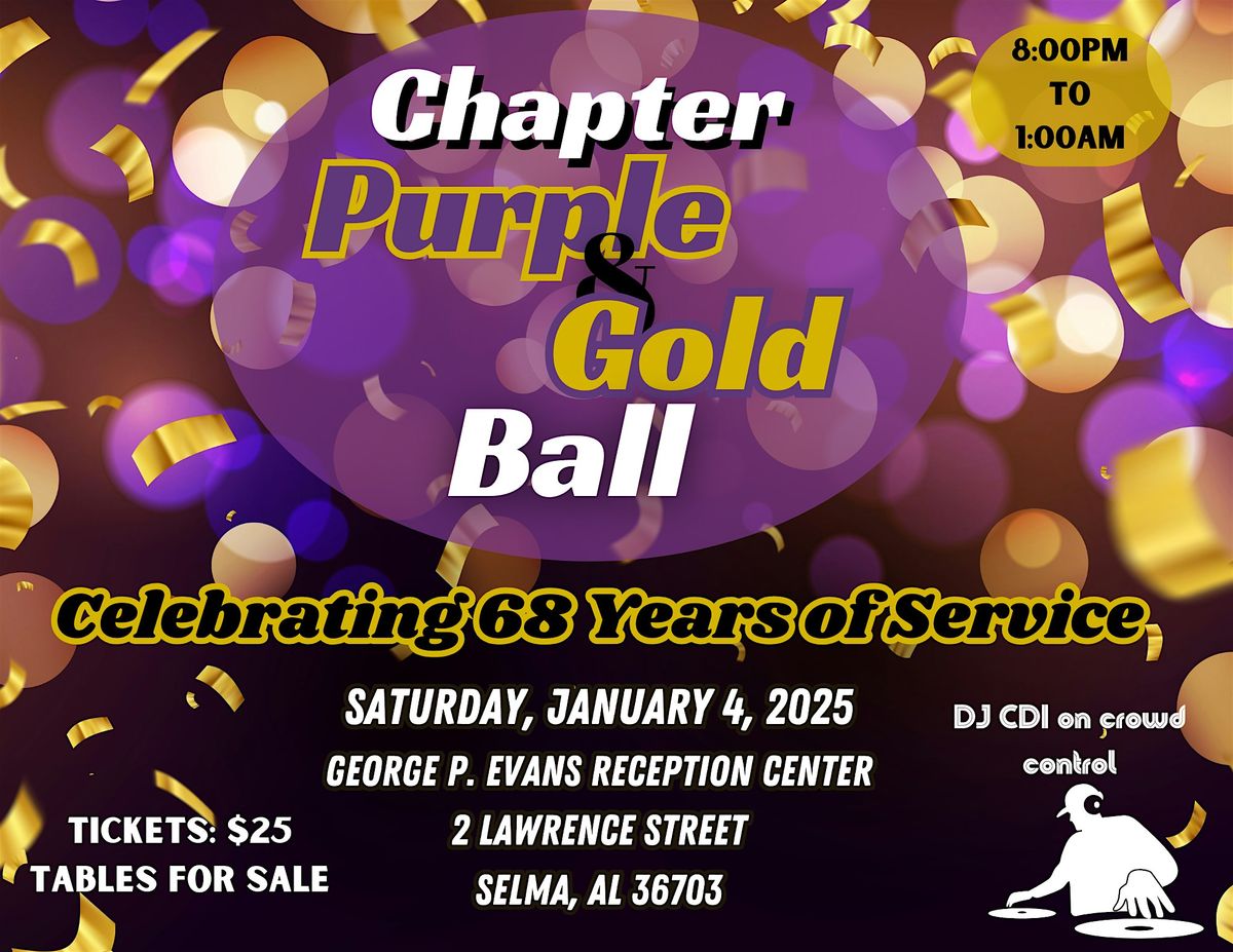 Chapter Purple & Gold Ball: Celebrating 68 Years of Service