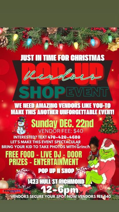 Christmas POP UP SHOP