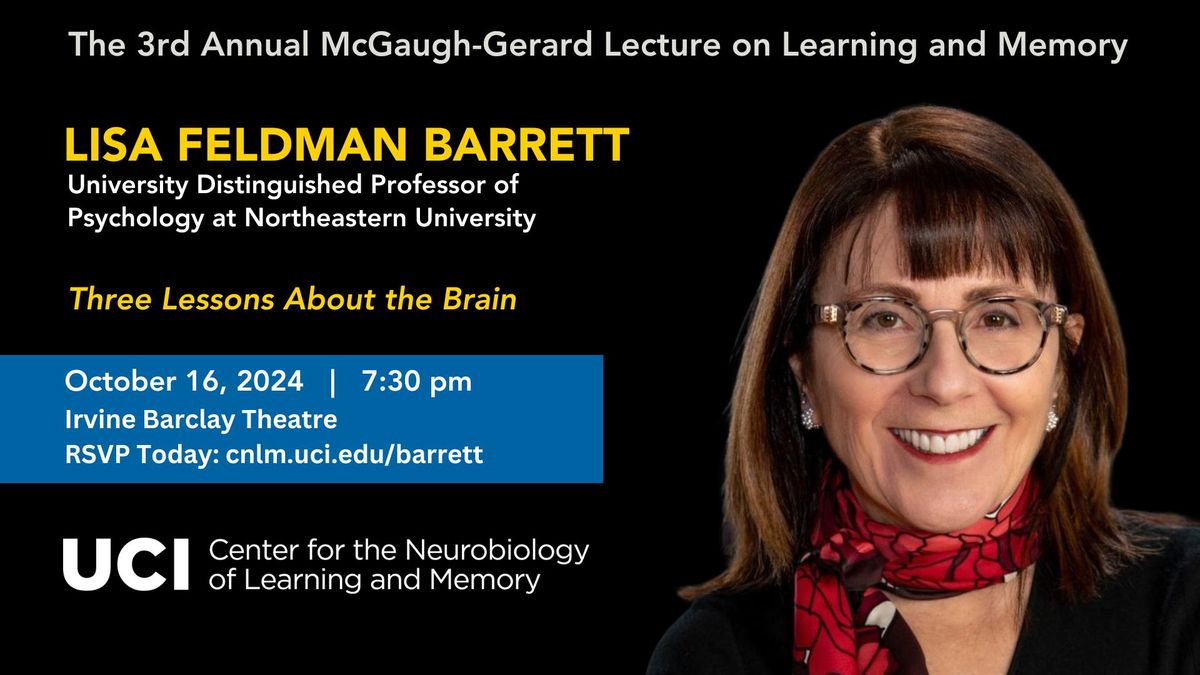 "Three Lessons About the Brain" featuring Lisa Feldman Barrett