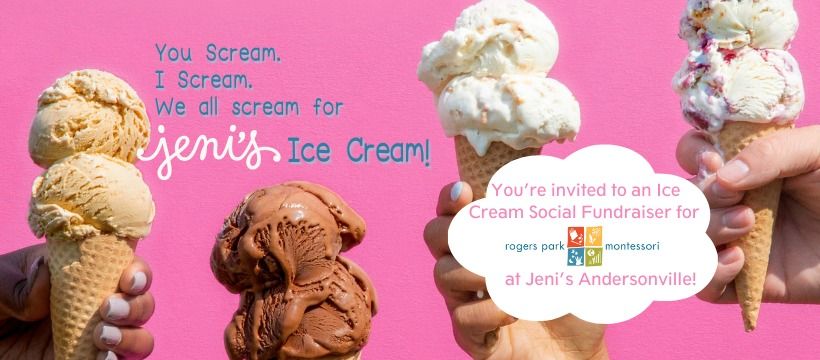 Ice Cream Social Fundraiser at Jeni's Ice Cream