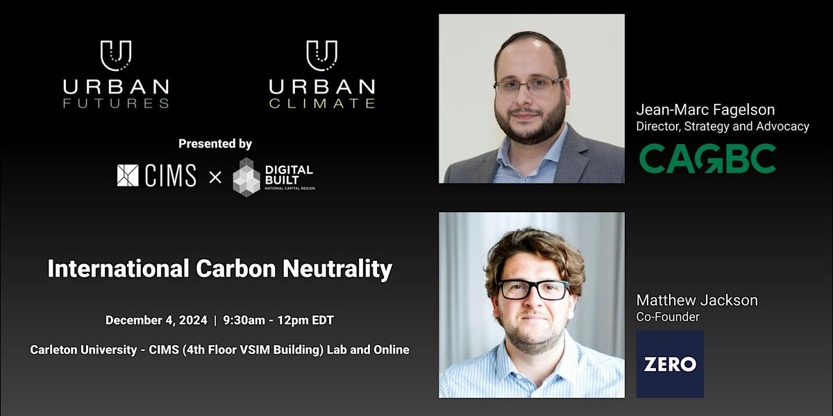 Urban Futures: International Carbon Neutrality (In-Person)