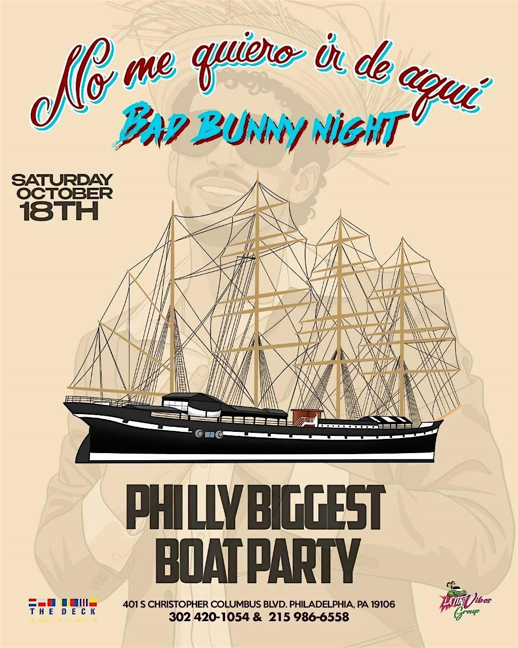 NO ME QUIERO IR DE AQUI BAD BUNNY BOAT PARTY\/ MOSHULU