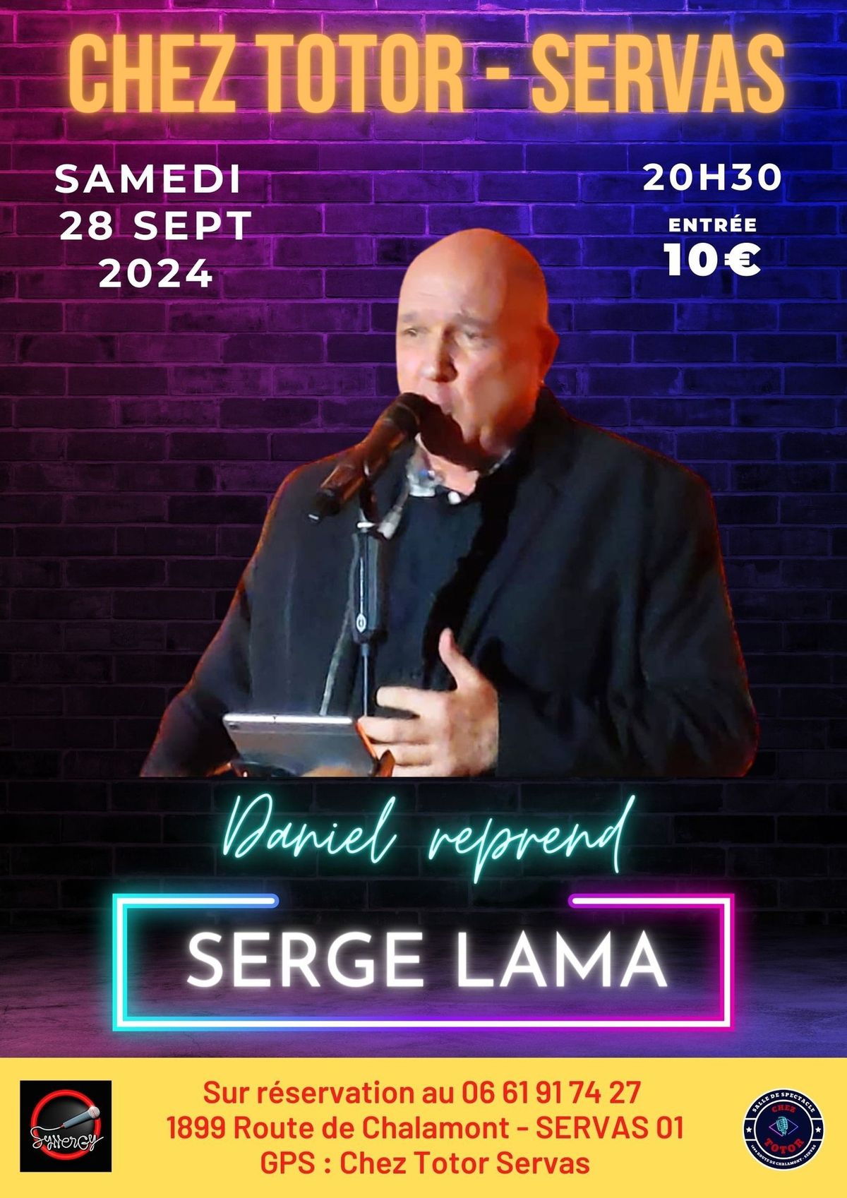 Daniel reprend Serge Lama