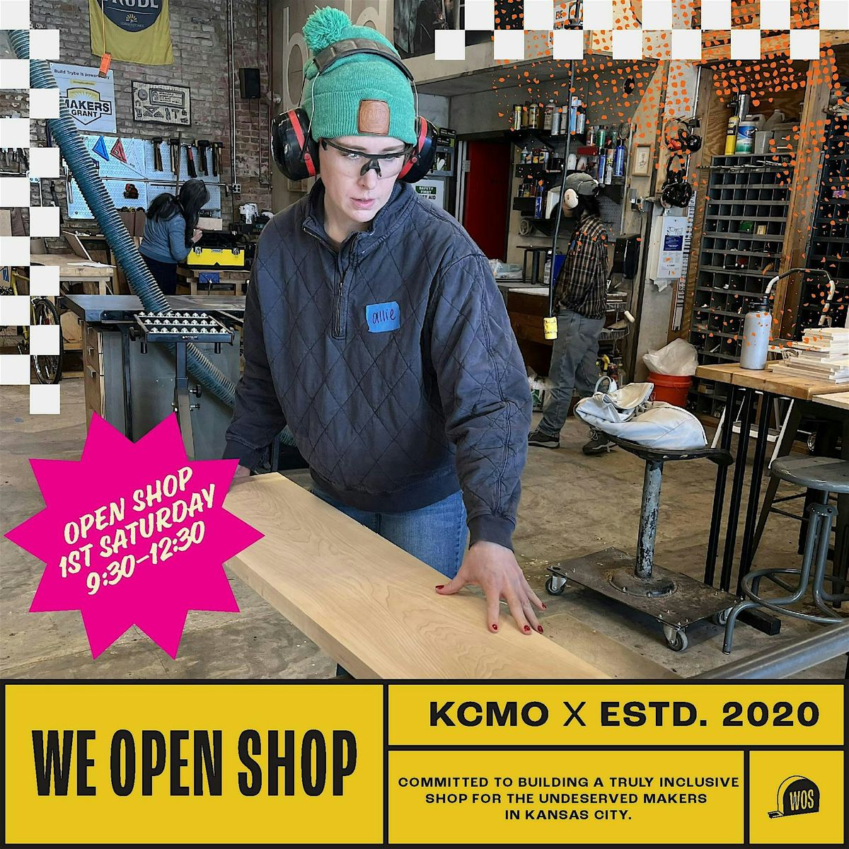 Oct. 4th  Open Shop 9:30 am-12:30pm