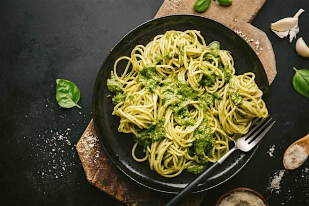 Gluten Free Cooking with Brooke & Isla;Pesto Pasta