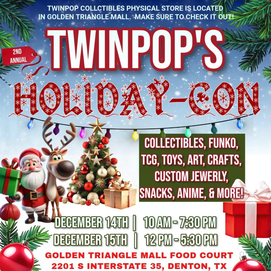 DFW FUNKO @ TwinPop\u2019s Holiday-Con (Trade\/Toy Show\/Fair)