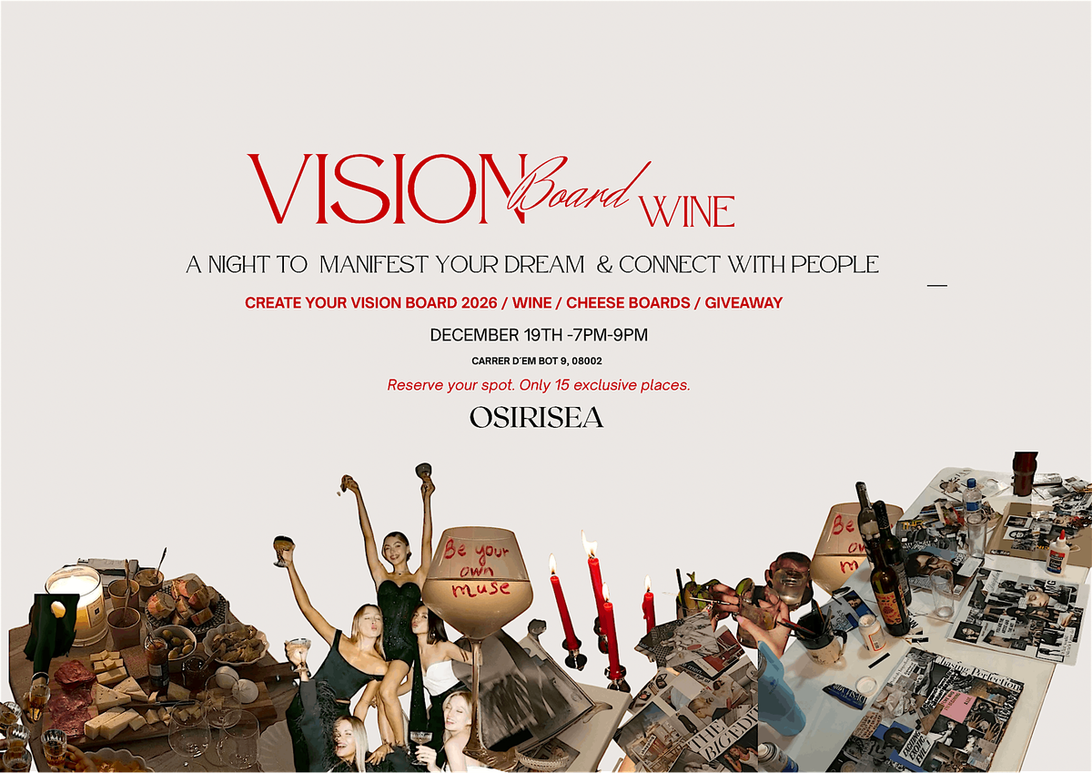 \u2728 VISION BOARD & WINE\/ CHEESE NIGHT \u2013 CHRISTMAS EDITION