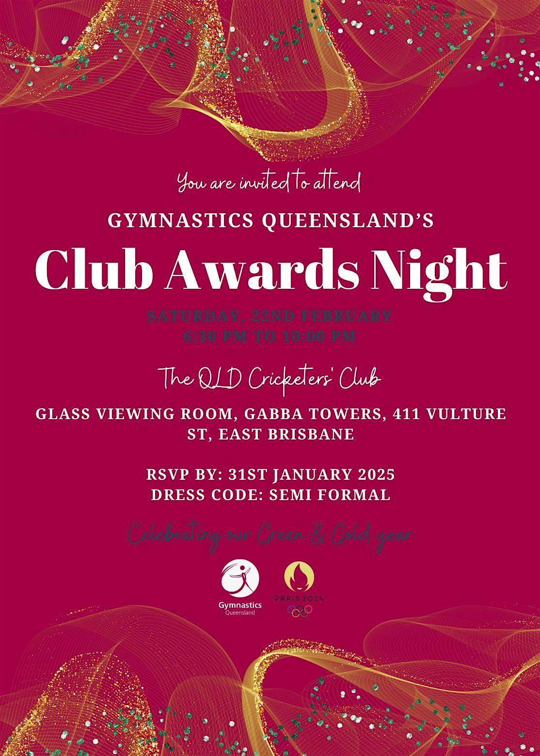 2024 Gymnastics Queensland Club Awards Night