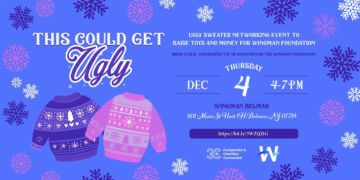 Ugly Sweater Networking Event To Support Wingman Foundation's Toy Drive