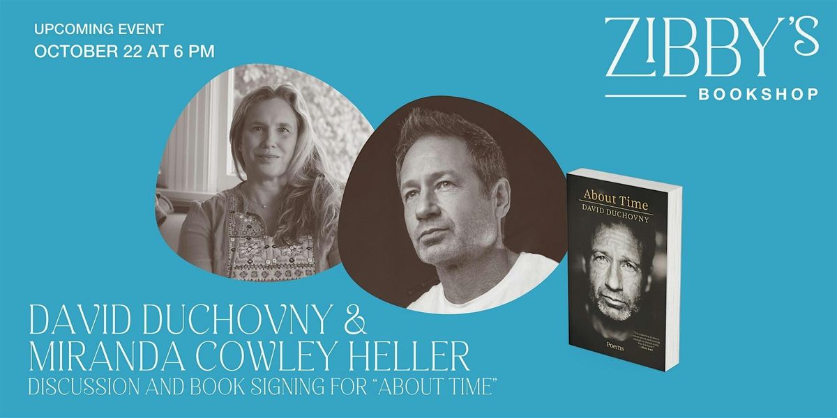 Author event! David Duchovny & Miranda Cowley Heller