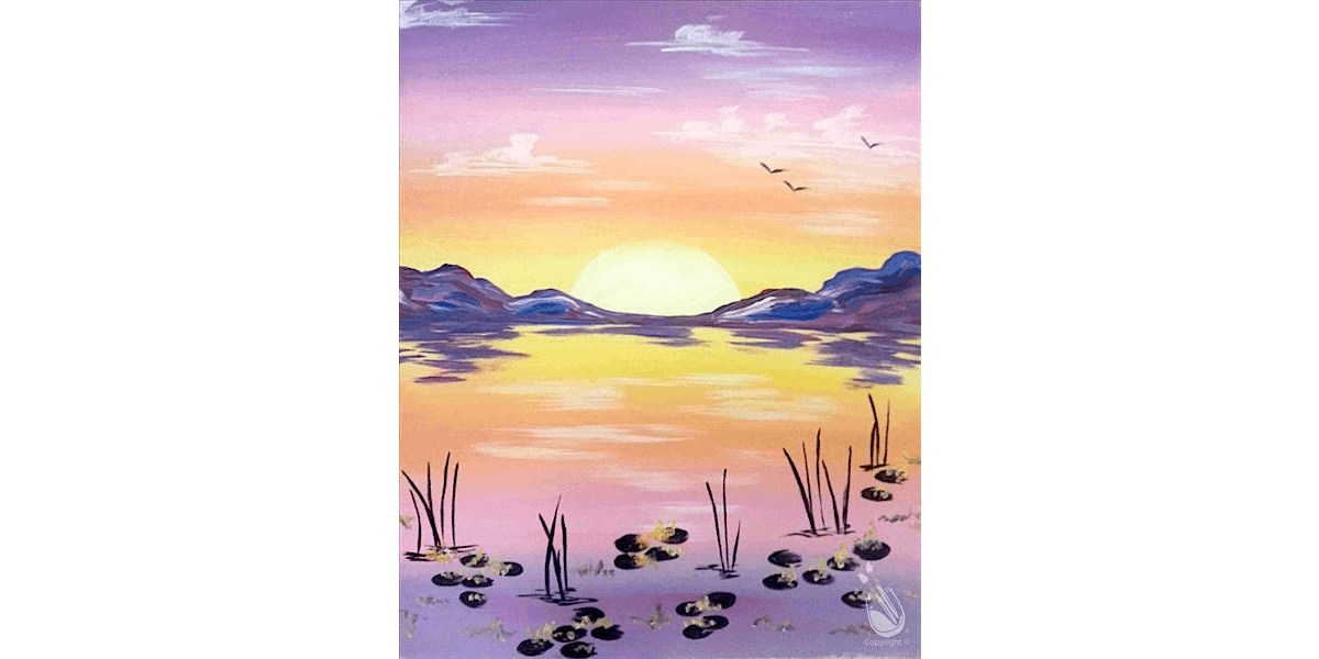 Lily Pad Lake - Paint and Sip in Houston | Classpop!\u2122