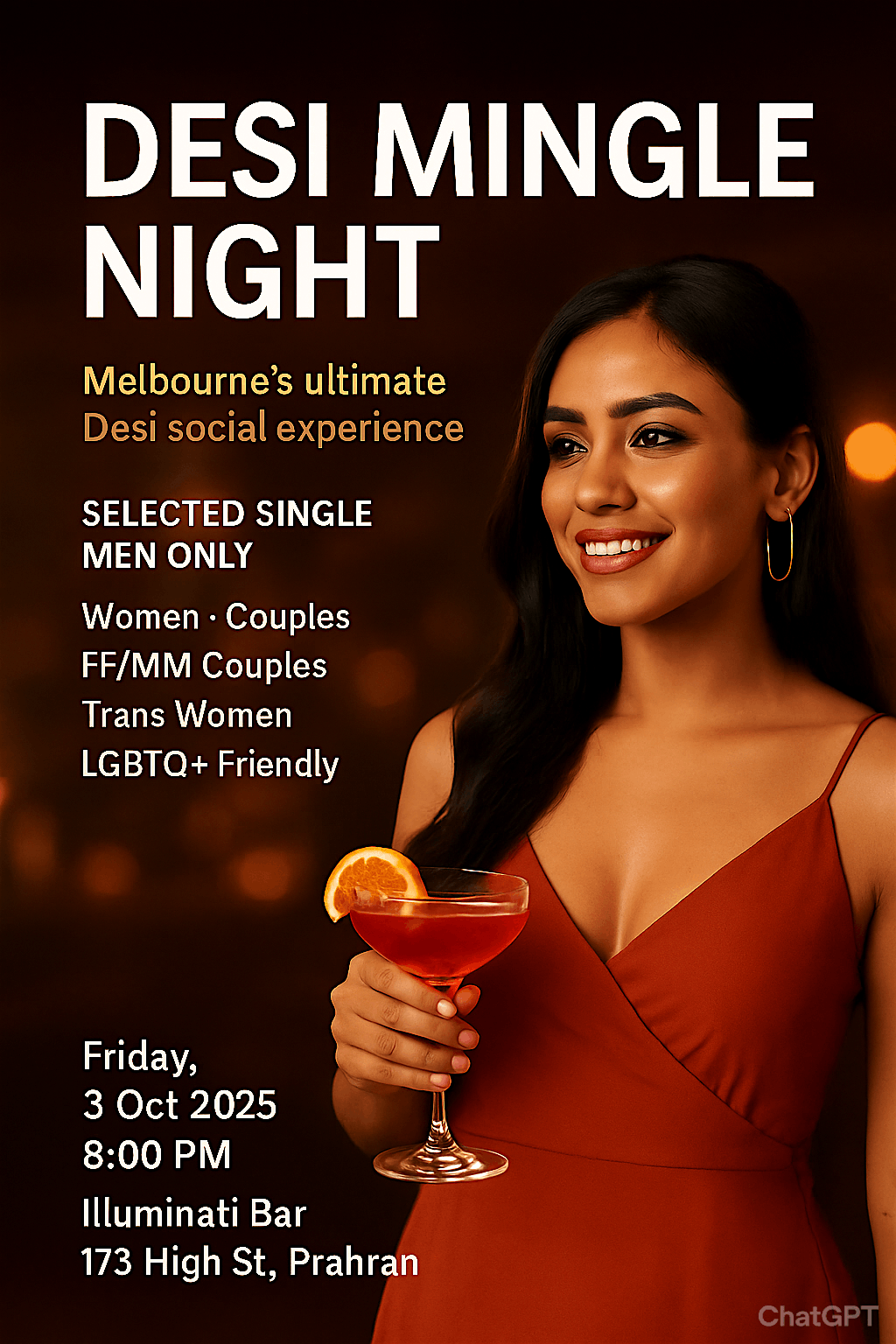 Desi Mingle Night @ Illuminati Bar \u2013 Melbourne\u2019s Ultimate Desi Social Exper