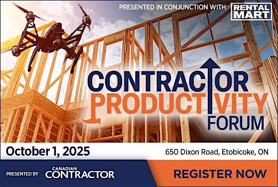 Contractor Productivity Forum 2025, October 1.