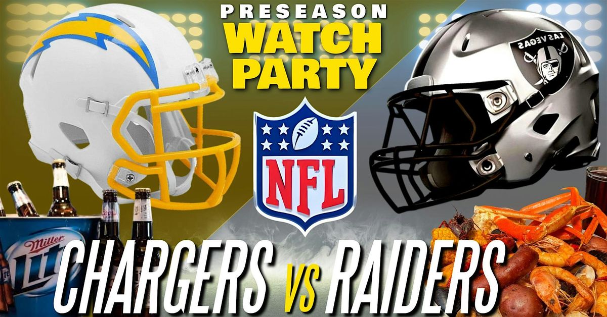 Chargers VS Raiders- Watch Party at The Revel!