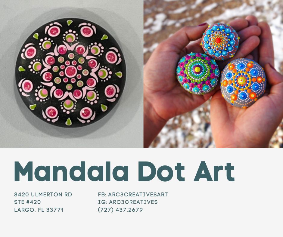 Mandala Dot Art on Rocks