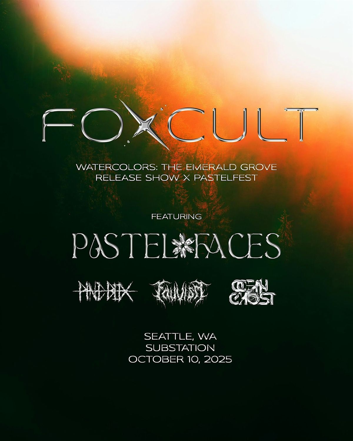 WATERCOLORS: THE EMERALD GROVE RELEASE SHOW X PASTELFEST