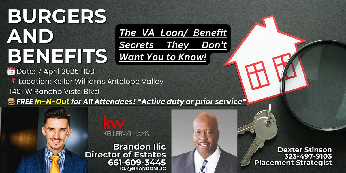 Burgers and Benefits VA Benefits Masterclass