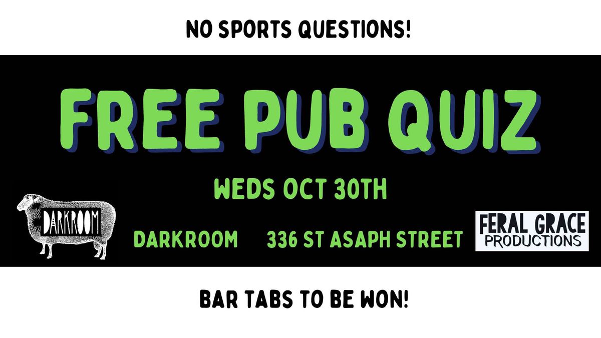 Free Pub Quiz - October