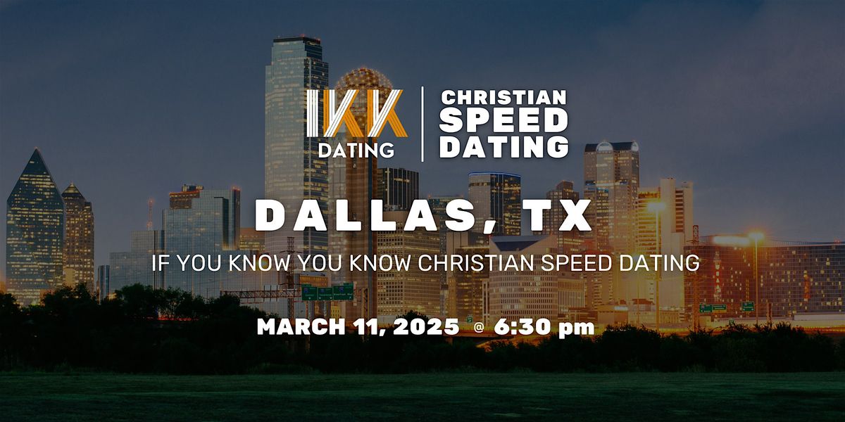 Dallas, TX | IYKYK Speed Dating | Ages 23-39 | Mar 11, 2025 | 6:30-8:30