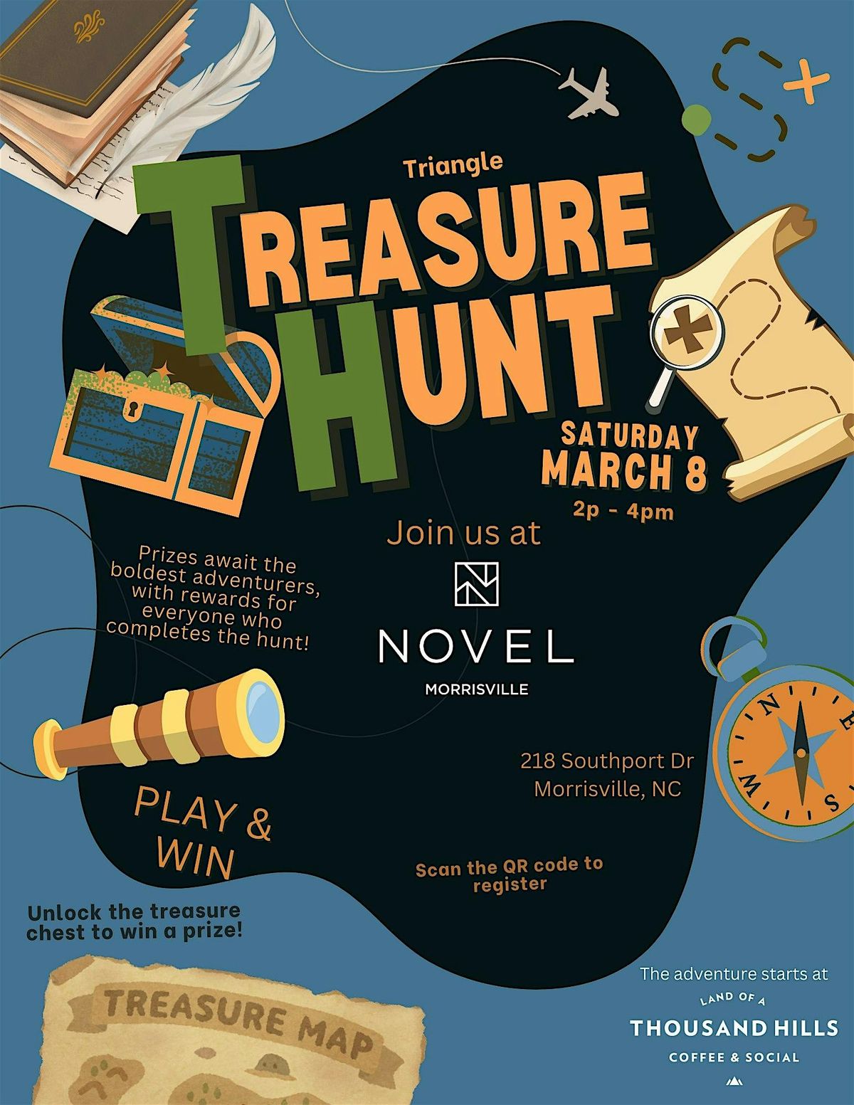 NOVEL Morrisville presents Triangle Treasure Hunt