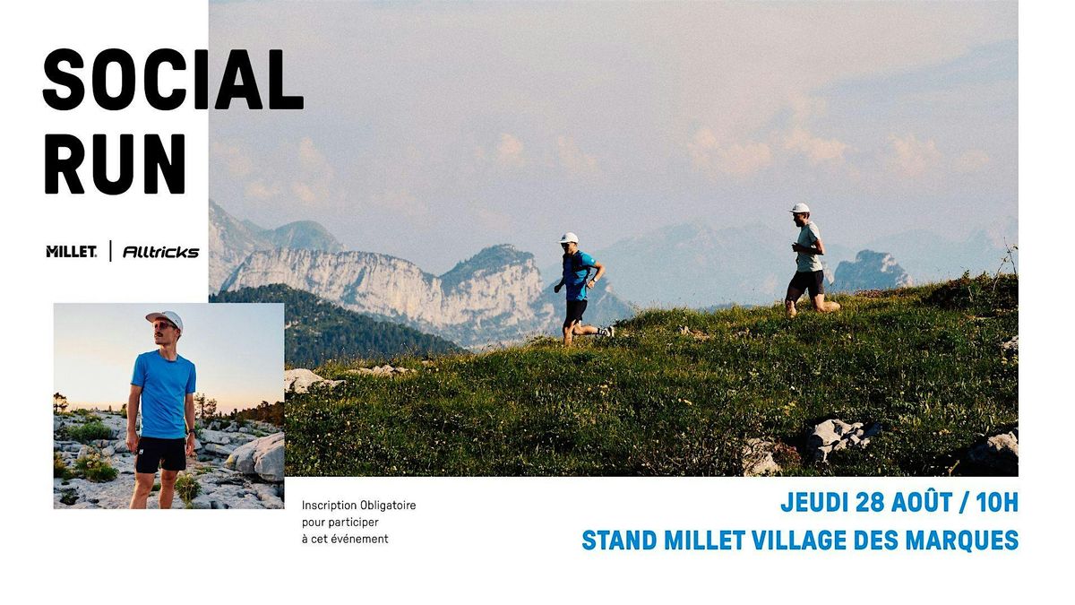 Social Run \u2013 Millet x Alltricks \/ Chamonix