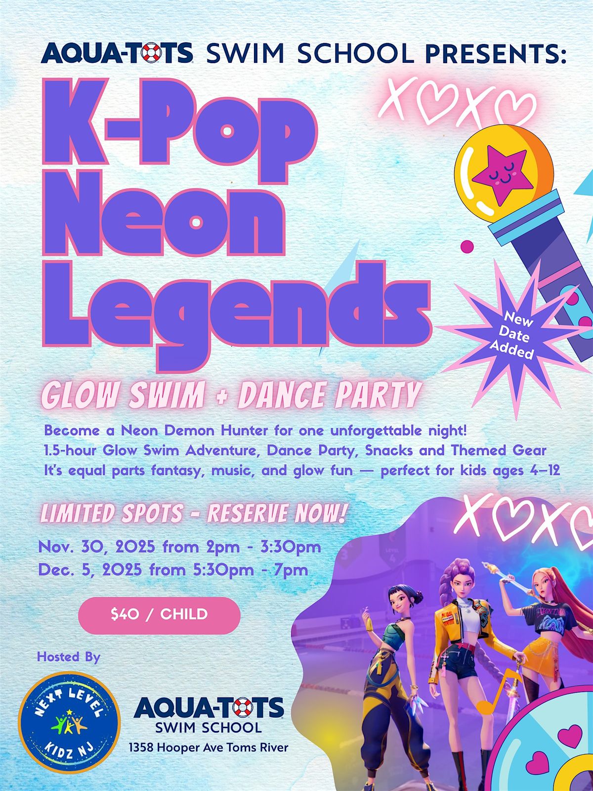 K-Pop Glow Swim and Dance Party