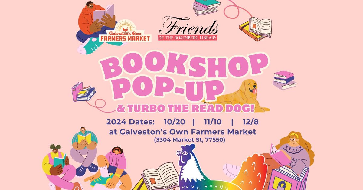 Friends Bookshop Pop-Up & Turbo the READ Dog