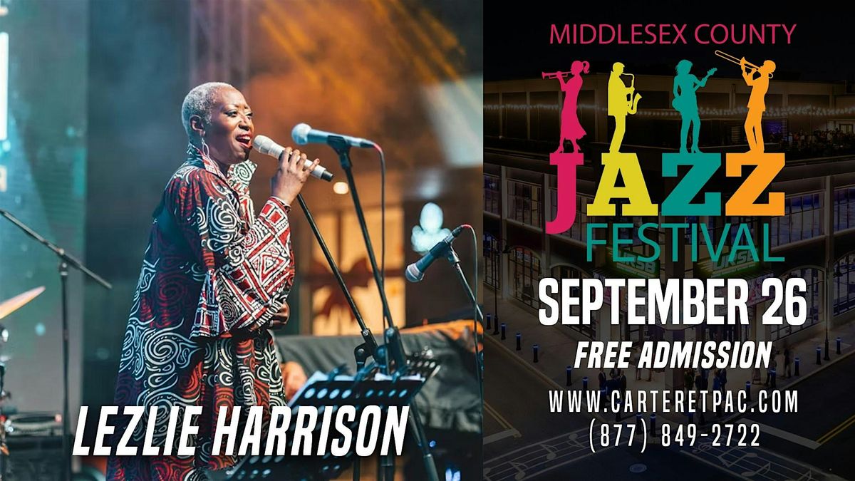 Middlesex County Jazz Festival featuring Lezlie Harrison