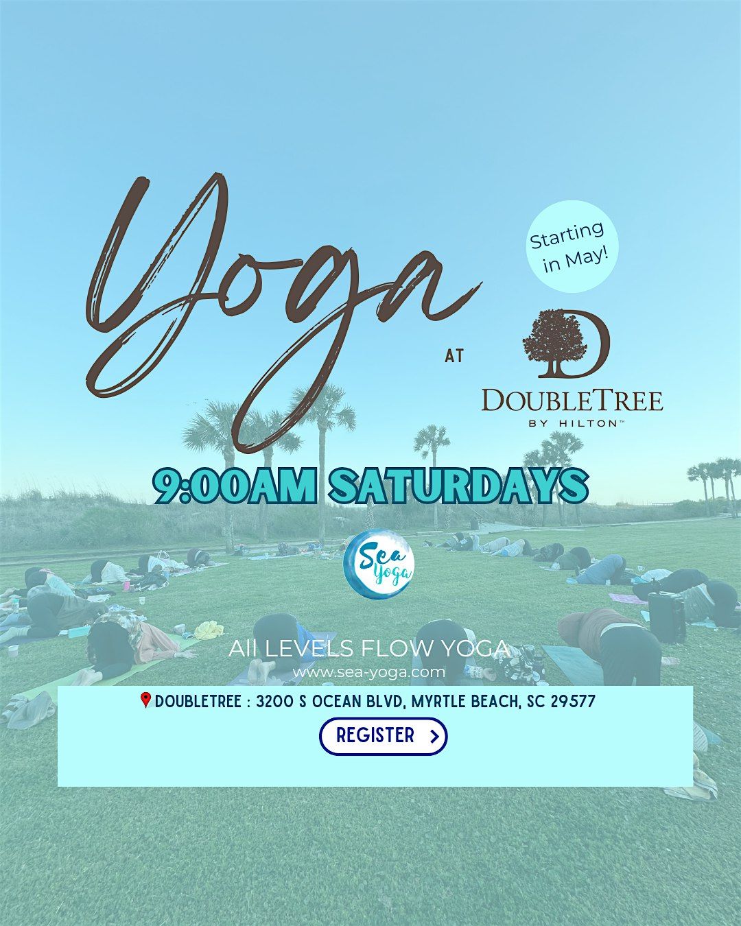 Yoga at Double Tree on the Lawn