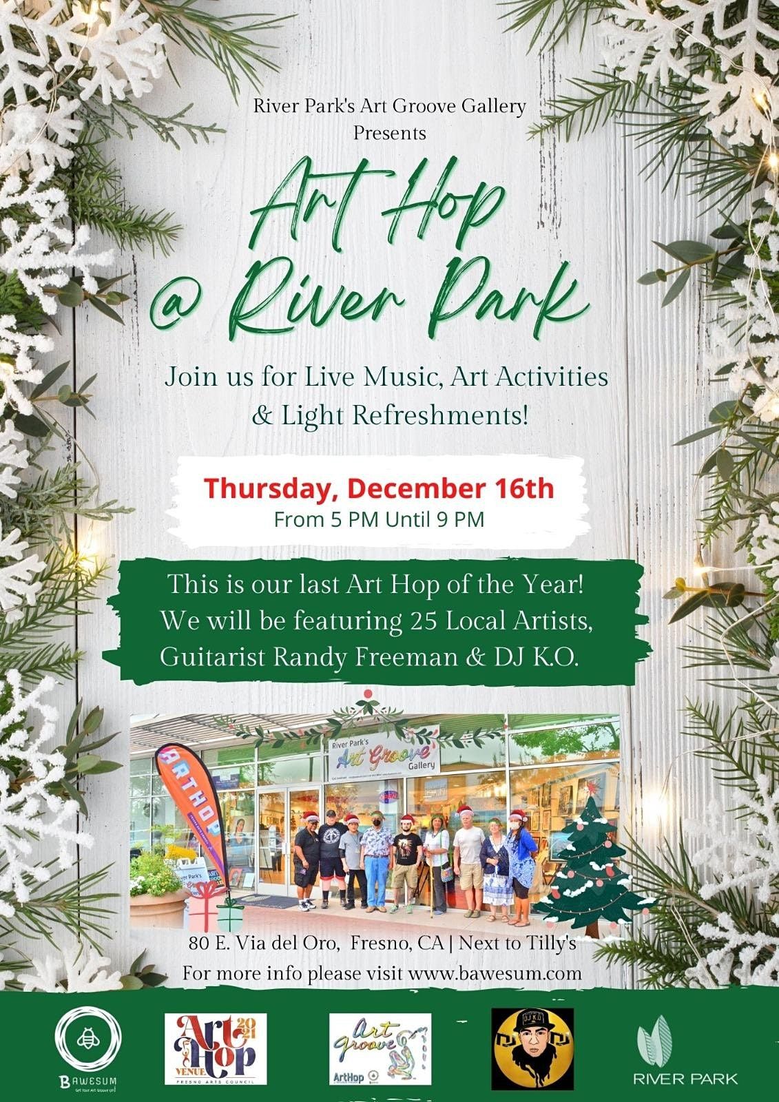 River Parks Art Groove Galley Art Hop, River Park's Art Groove