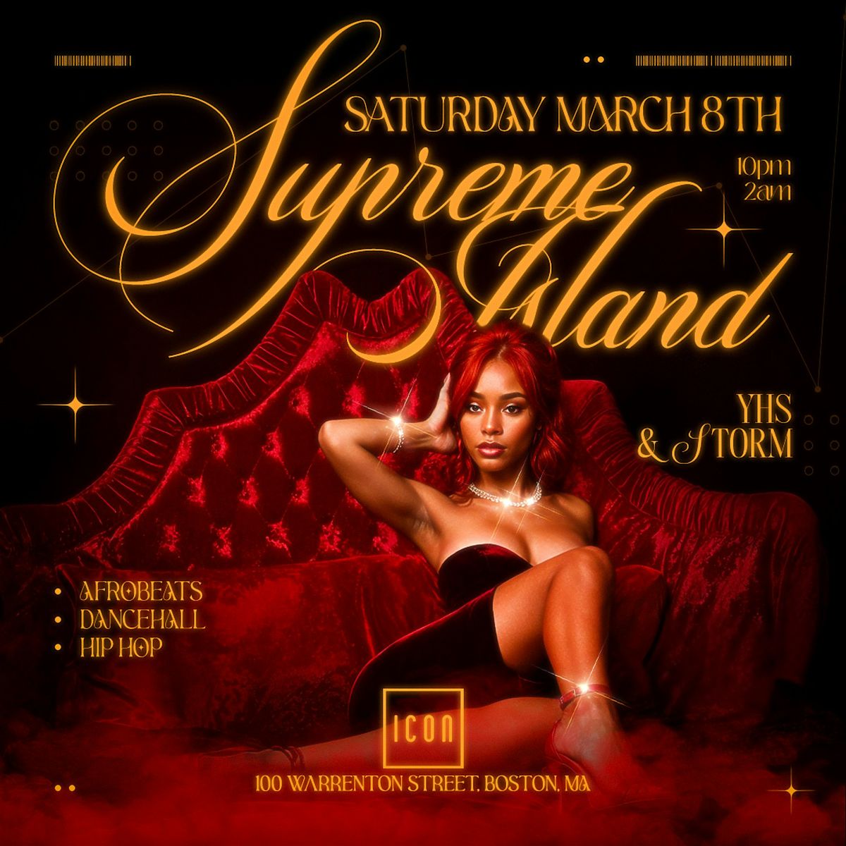 Supreme Island x Sabor Saturday(Elite Affairs)