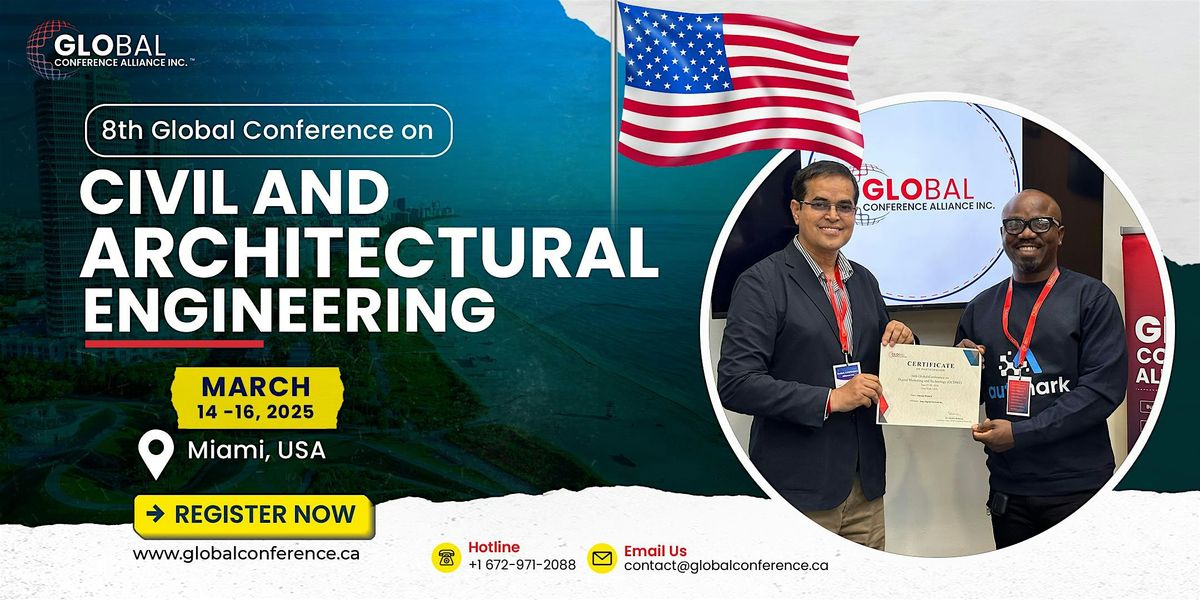 8th Global Conference on Civil and Architectural Engineering (GCCAE)