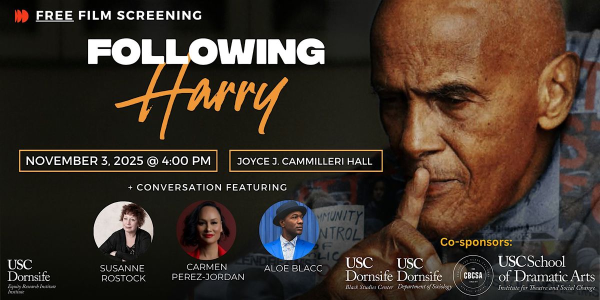'Following Harry' Film Screening and Conversation