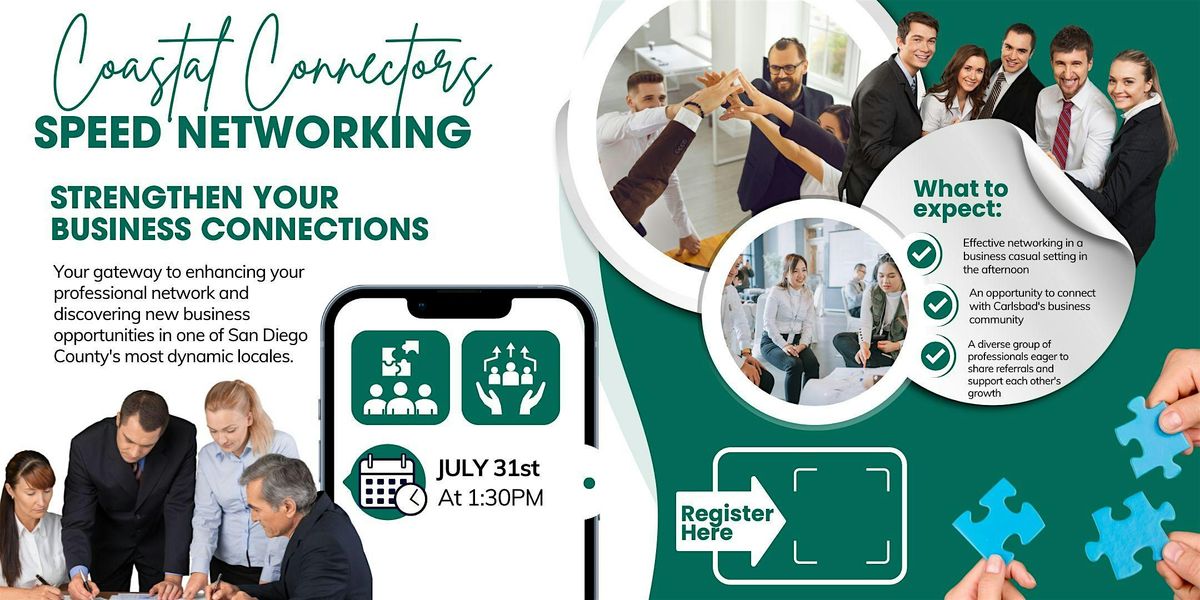 Coastal Connectors Speed Networking: Strengthen Your Business Connections
