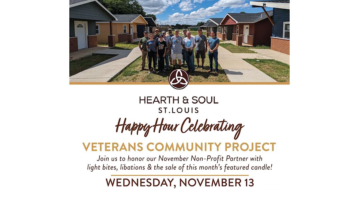 Happy Hour Celebrating Veterans Community Project!