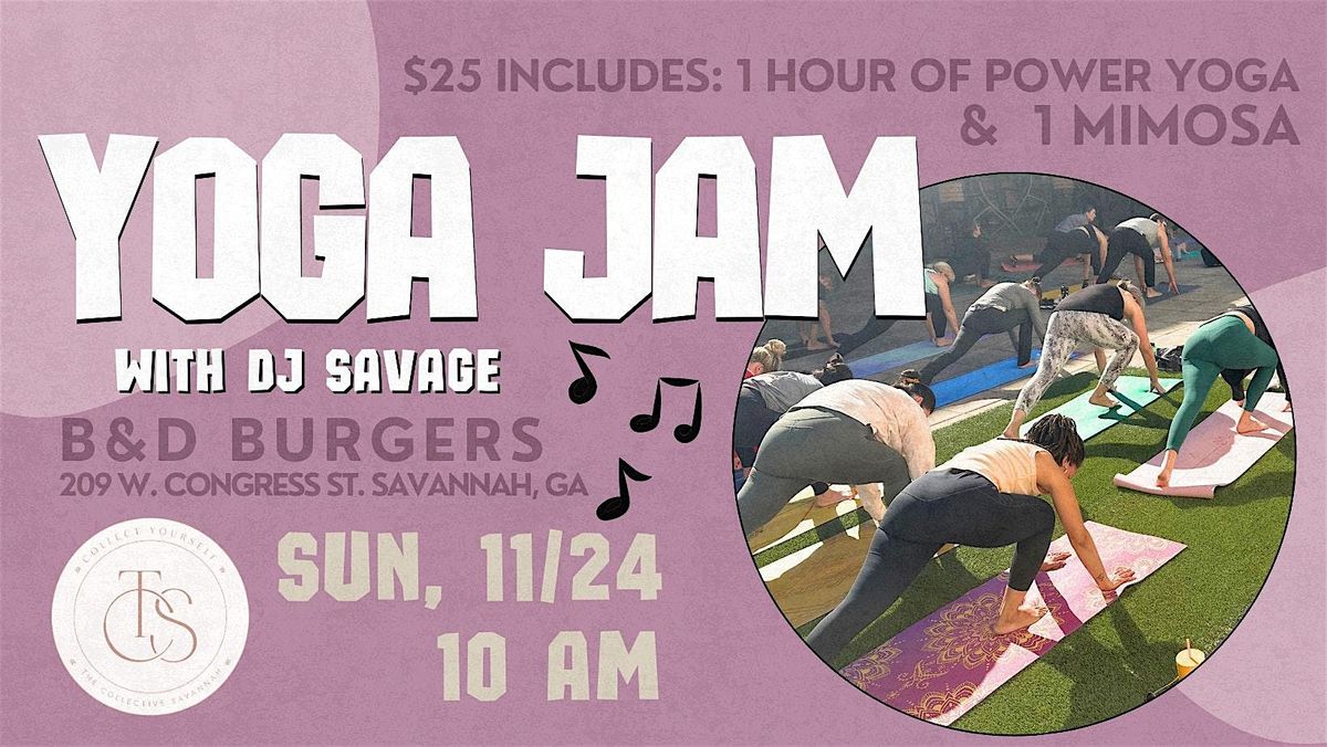 YOGA JAM @ B&D Burgers