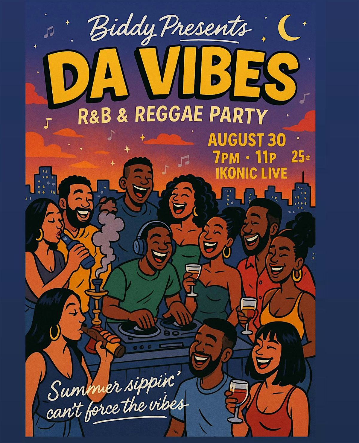 Biddy Presents : Reggae & RnB Party at Ikonic Live : Labor Day Weekend