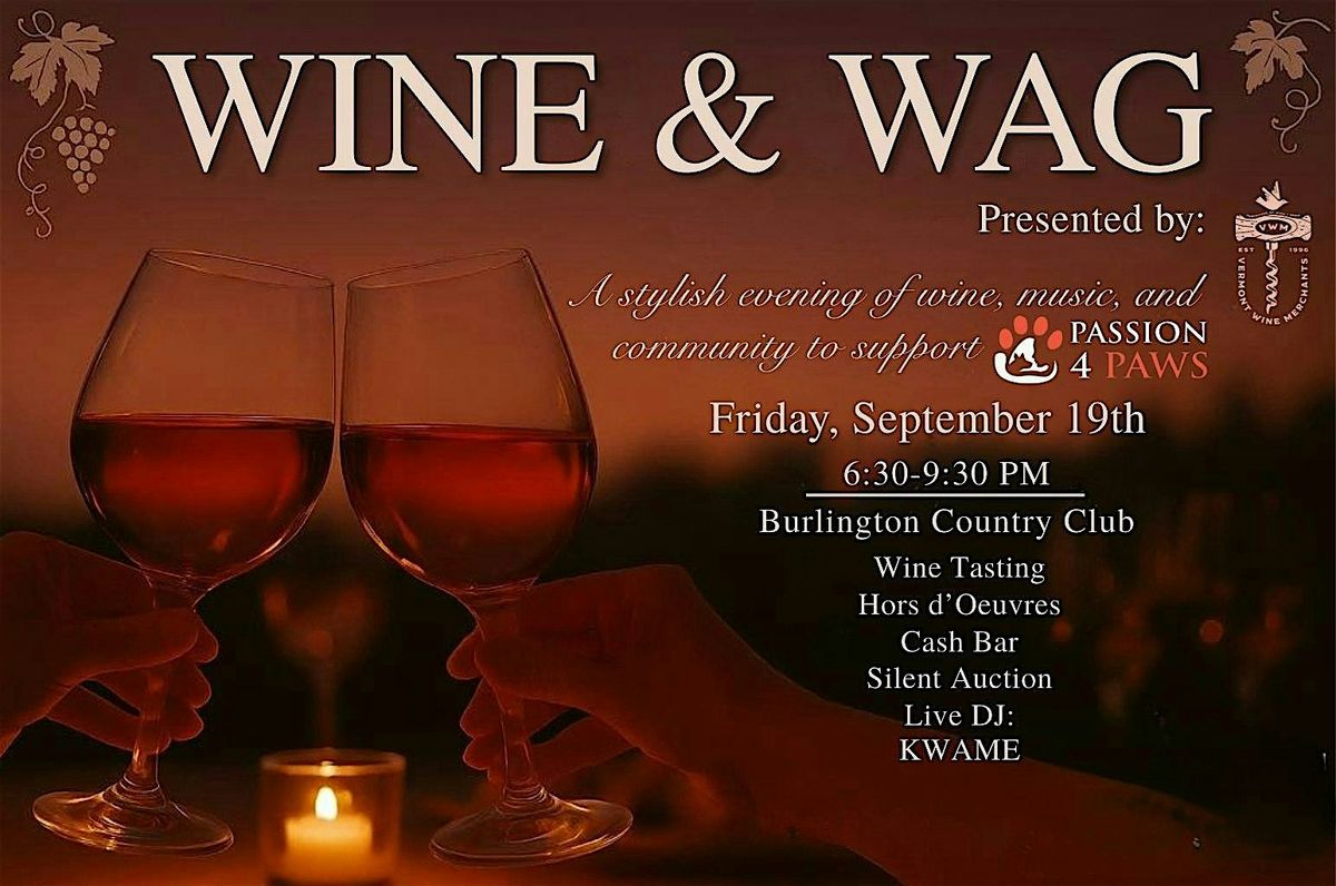 Wine & Wag at Burlington Country Club 2025