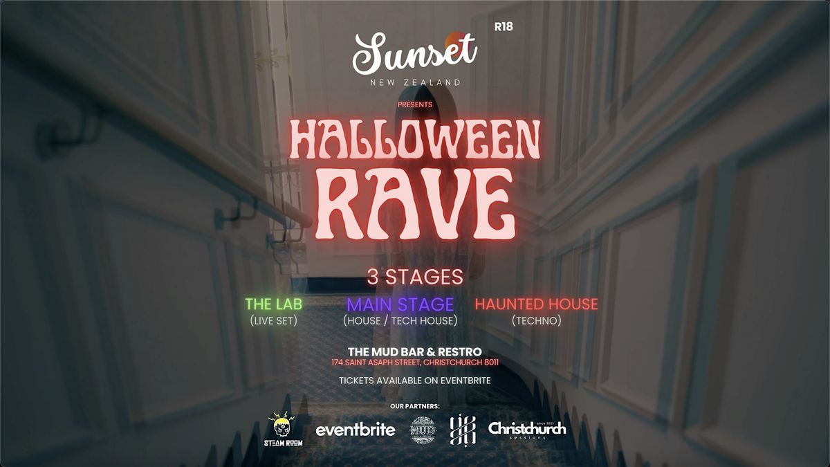 HALLOWEEN RAVE \u2014 presented by Sunset New Zealand