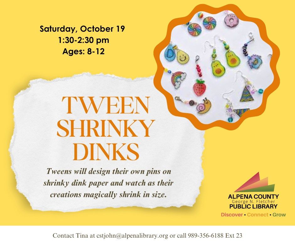 Tween Shrinky Dinks