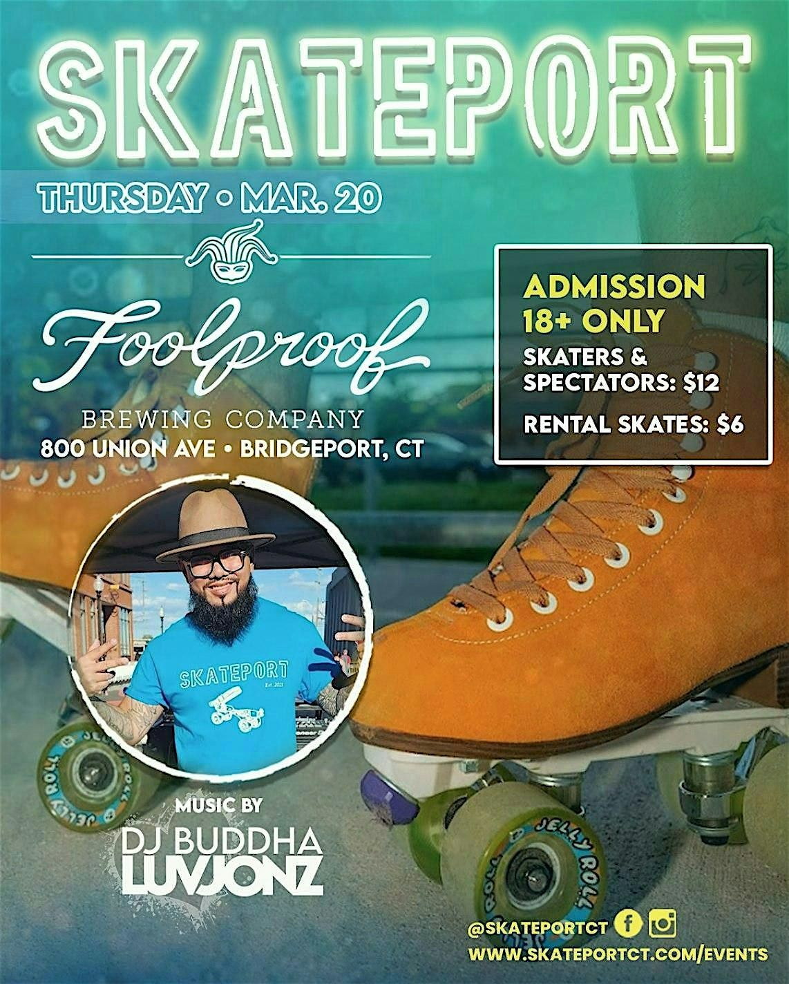 Skateport at Foolproof: March 20th (18+)