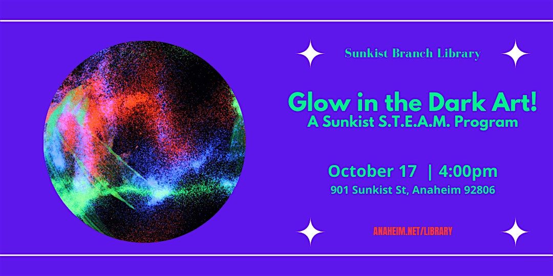 Sunkist S.T.E.A.M.: Glow in the Dark Art!