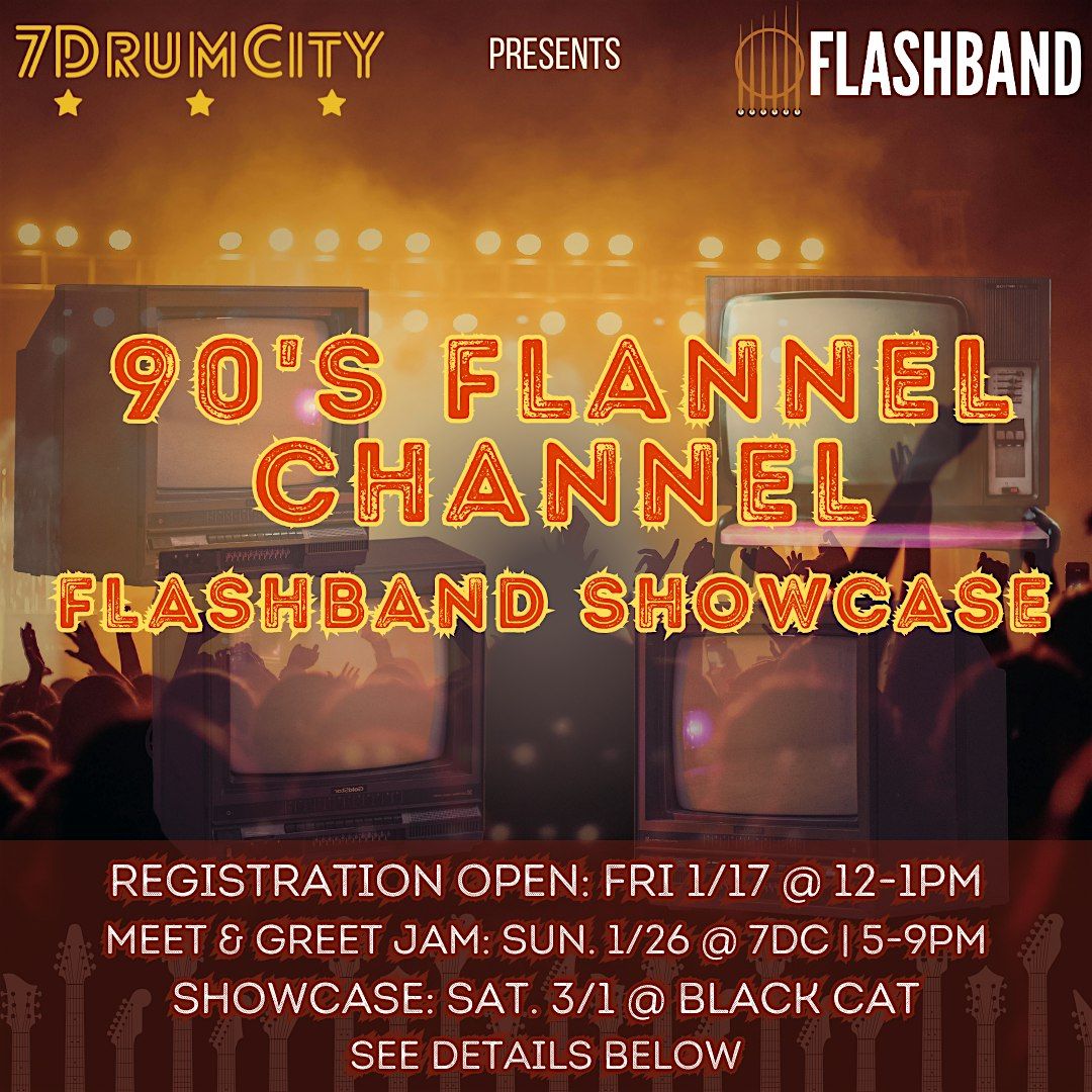 90s Flannel Channel Flashband - Meet & Greet Jam Lottery