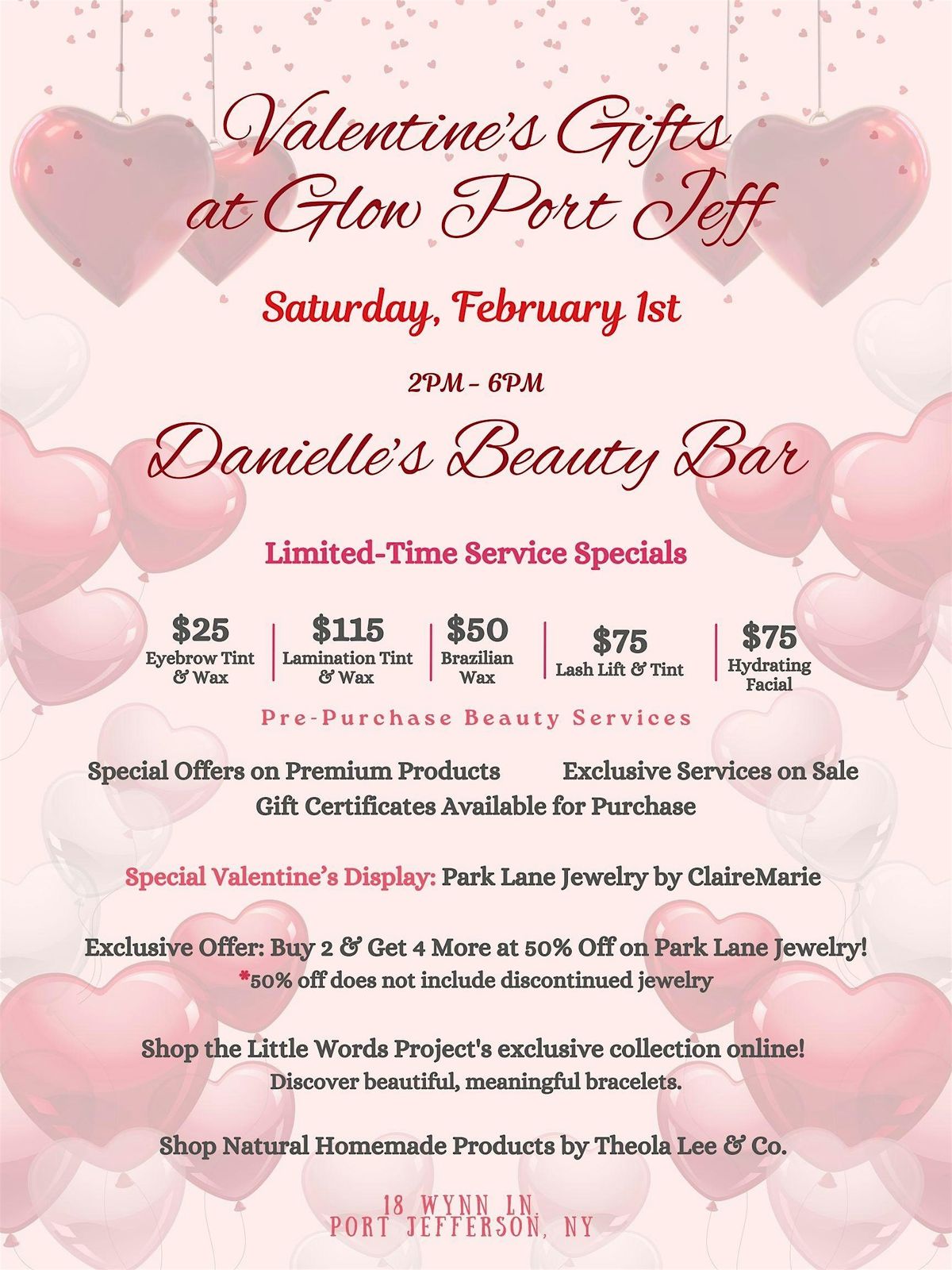 Valentine's Gifts at Glow Port Jeff