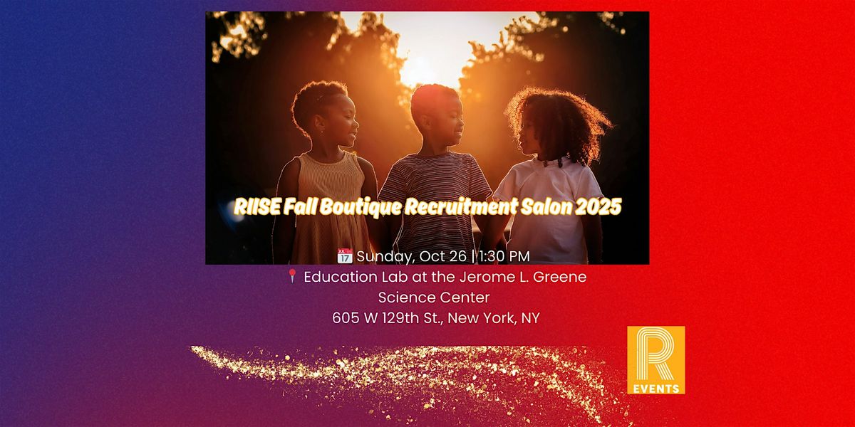 RIISE Fall Boutique Recruitment Salon: Applying To & Affording Indy Schools