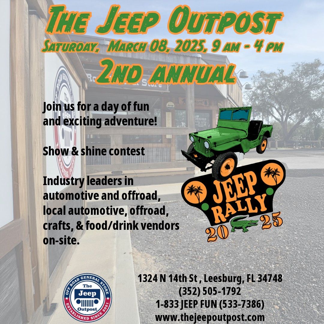 2nd Annual Jeep Rally! 