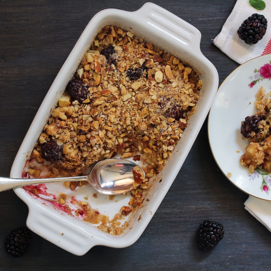 Single Serve Baking Class: Blackberry Crisp for Seniors